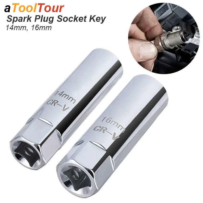 Spark Plug Socket Set - Spark Plug Socket Wrench Key Adapter