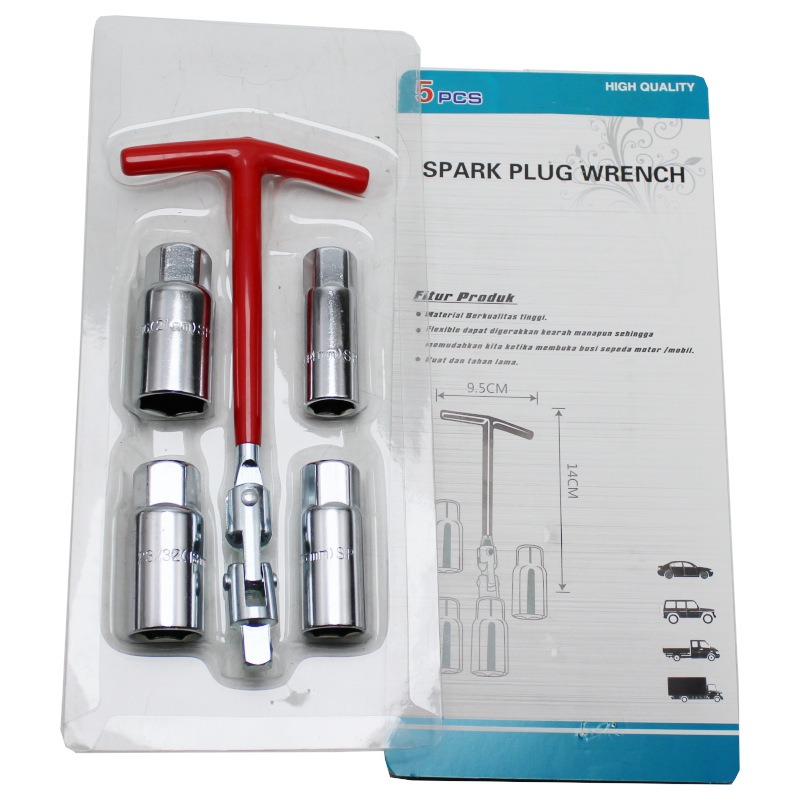 Spark Plug Socket Set - 3 in 1 Car Motorcycle Repairing