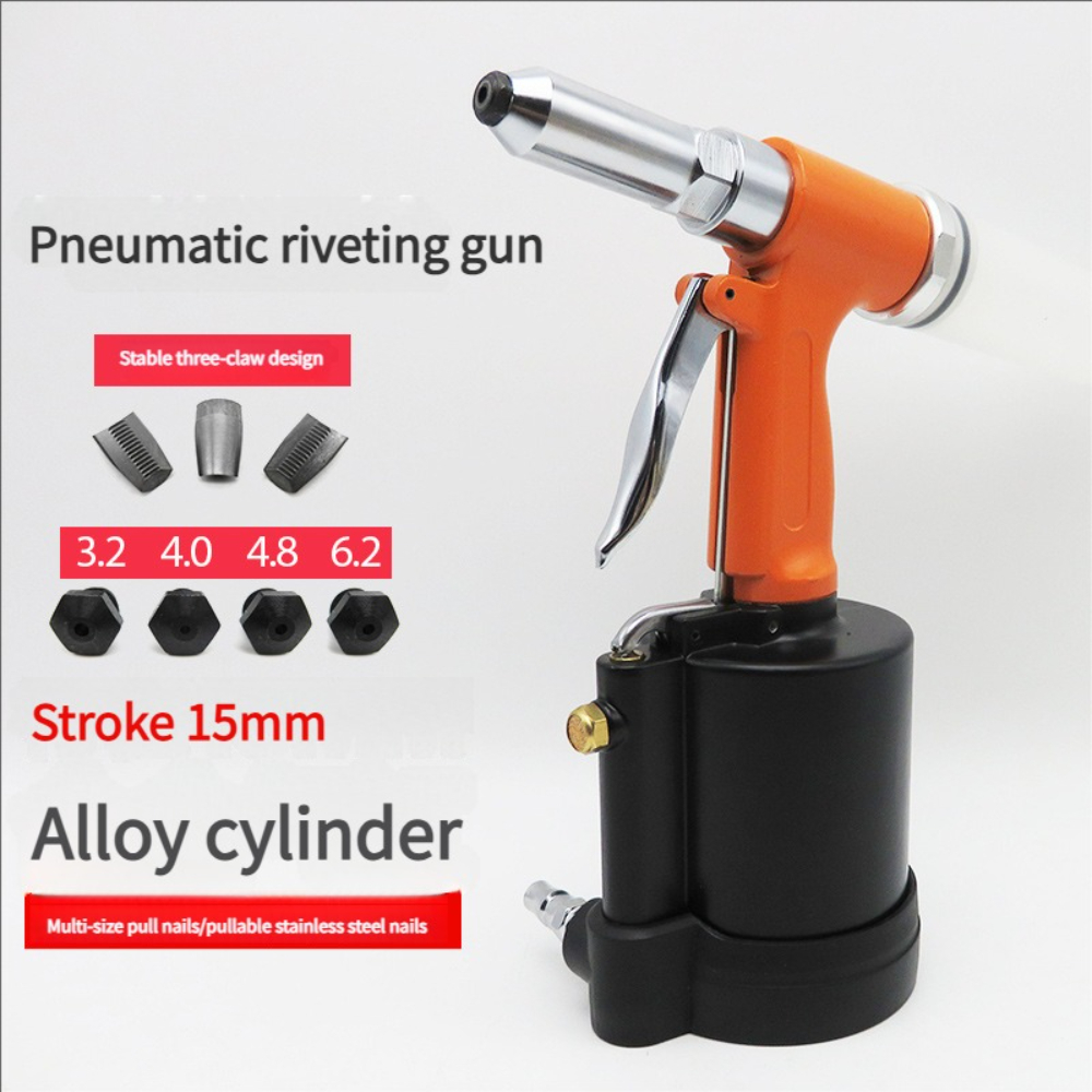 Rivet Gun Air - Pneumatic Air Riveter Gun Tool Kit,with