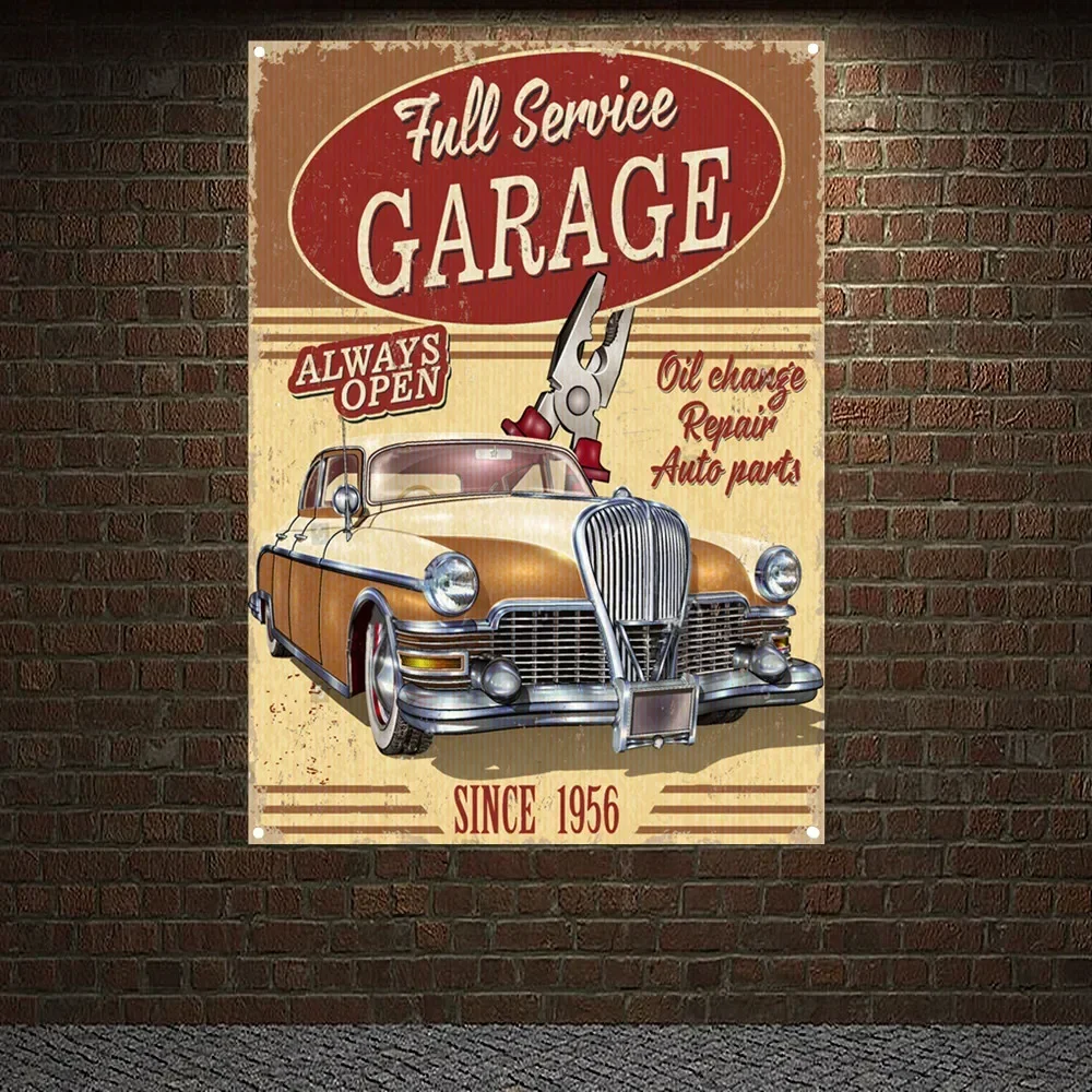 ALWAYS OPEN GARAGE Vintage CAR - đánh giá và giá Auto Repair Shop Open