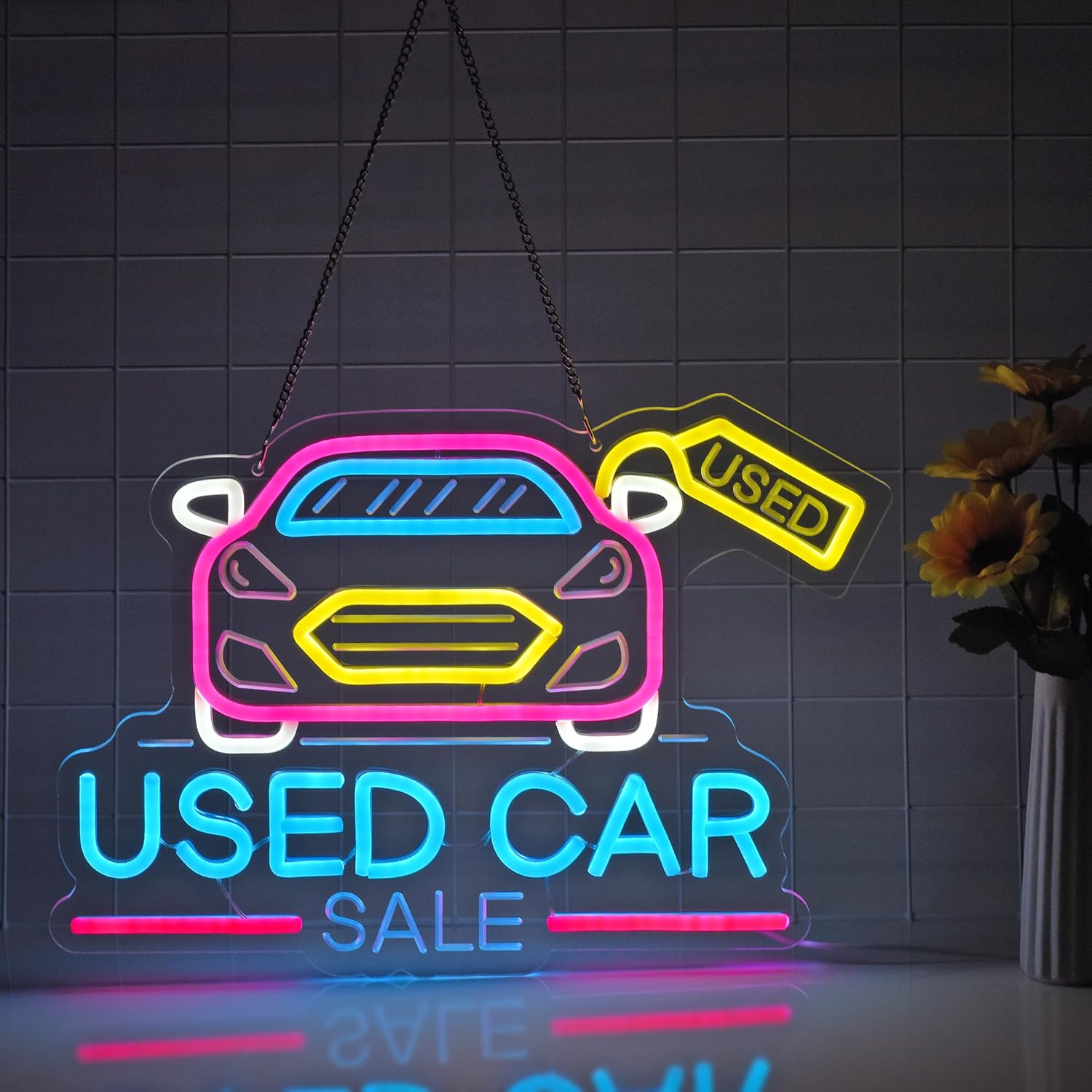 Used Car Sale Neon Sign USB Po - đánh giá và giá Auto Repair Shop For Sale