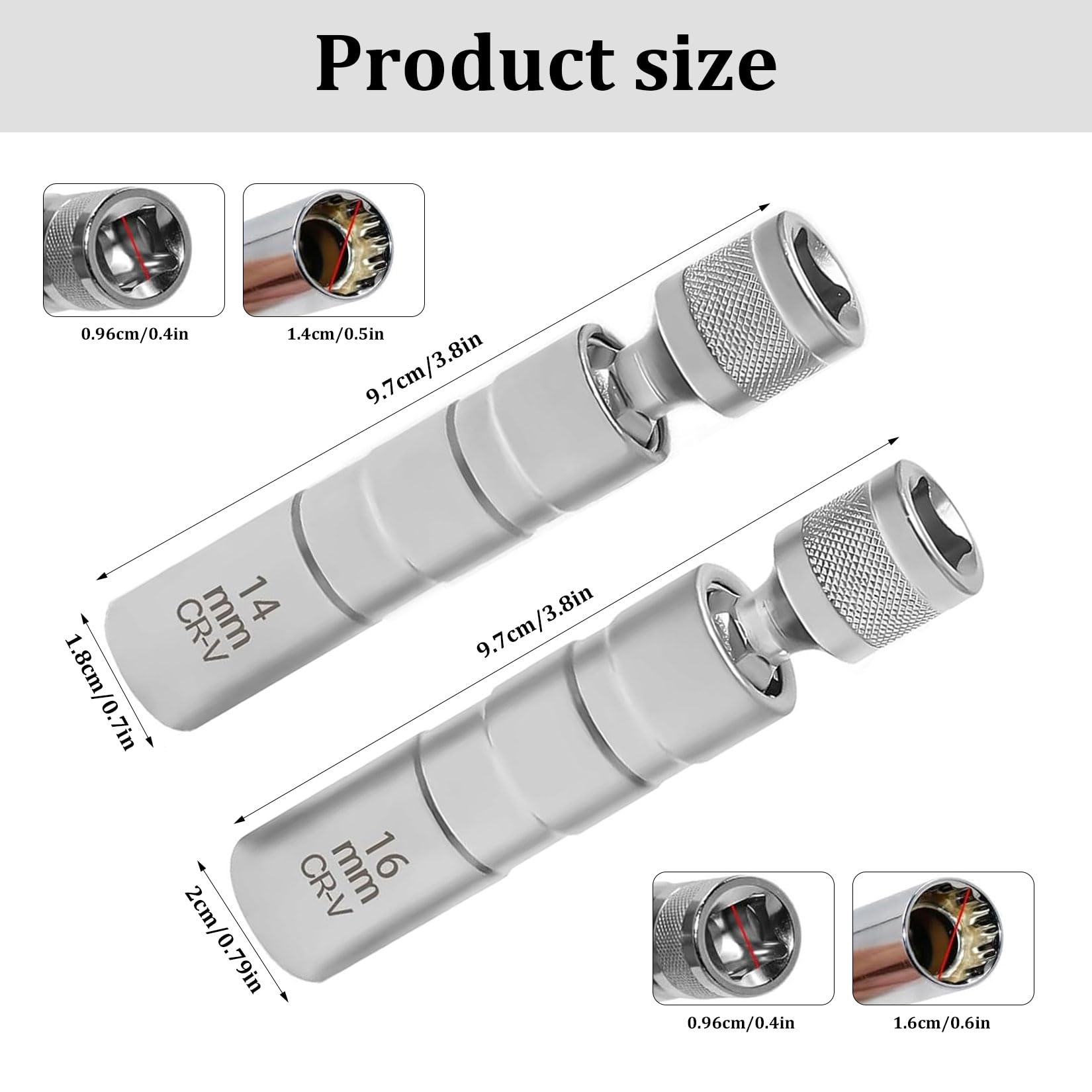 14mm/16mm Spark Plug Wrench Se - đánh giá và giá Spark Plug Socket Set