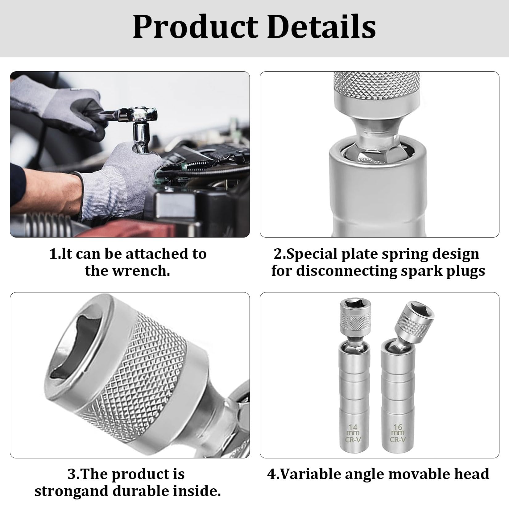 14mm/16mm Spark Plug Wrench Se - đánh giá và giá Spark Plug Socket Set