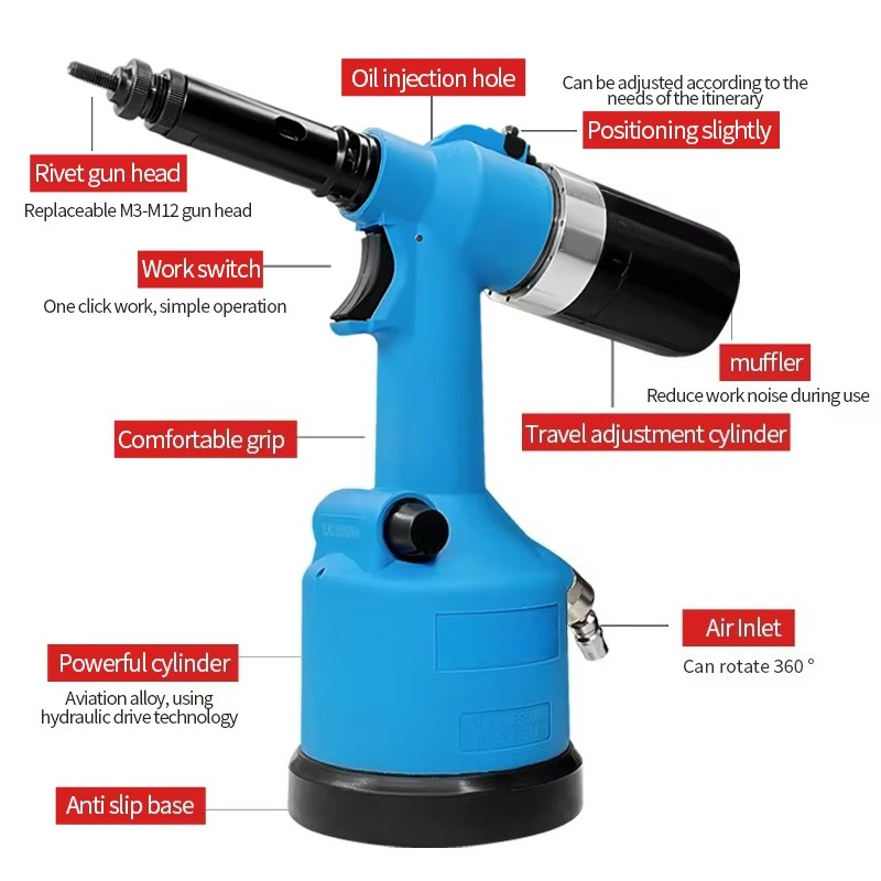 RL-5312 Heavy-Duty Air Riveter - đánh giá và giá Rivet Gun Air