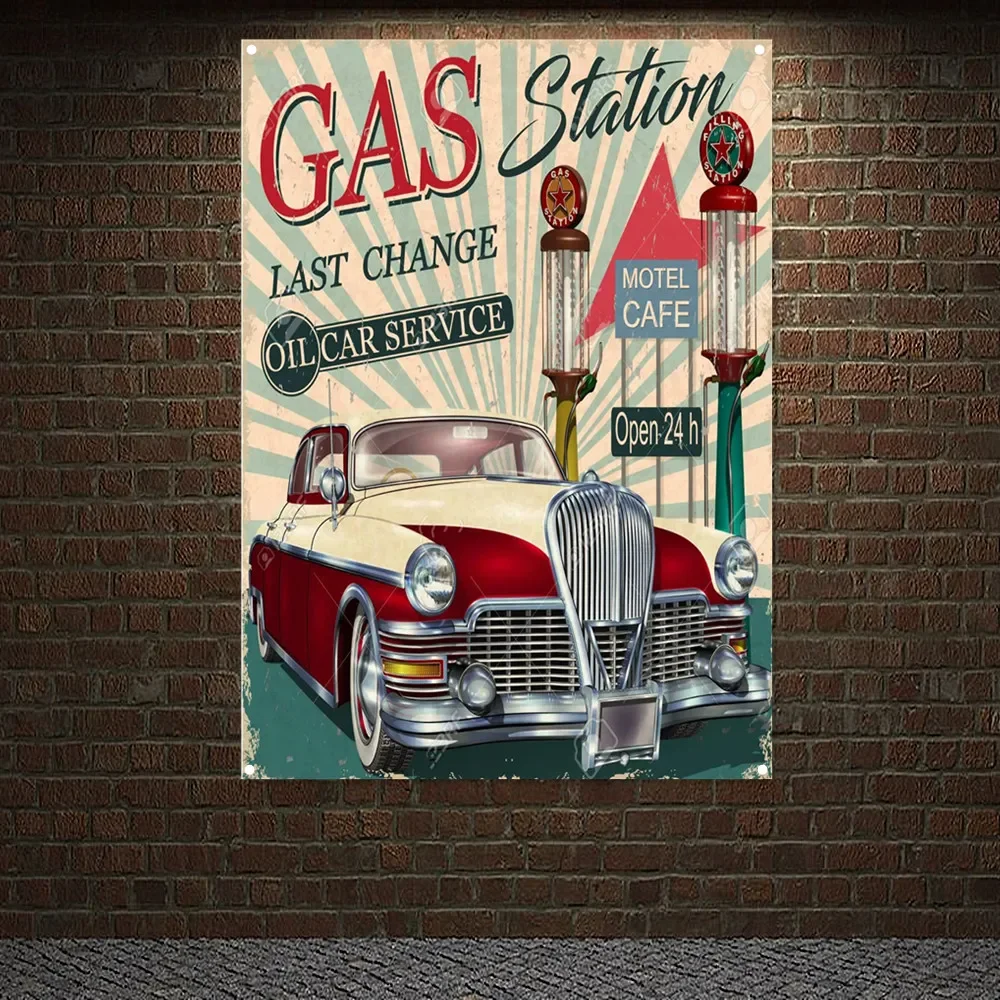 GAS Station Open 24 h Vintage  - đánh giá và giá Auto Repair Shop Open