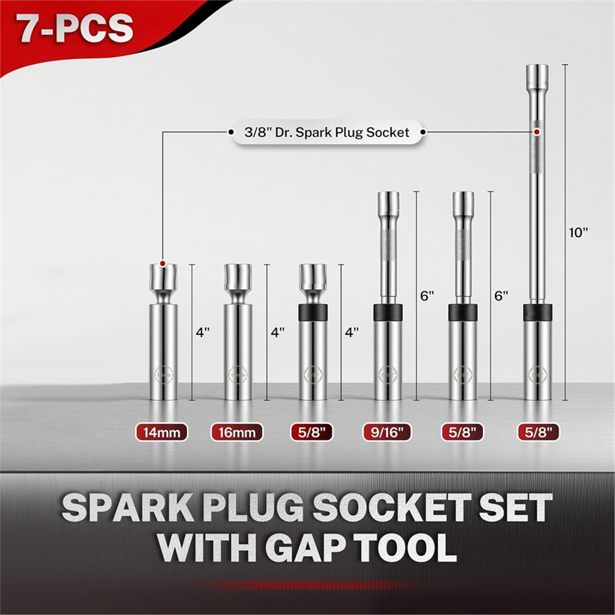 618 Mega Sale 6 Piece Magnetic - đánh giá và giá Spark Plug Socket Set
